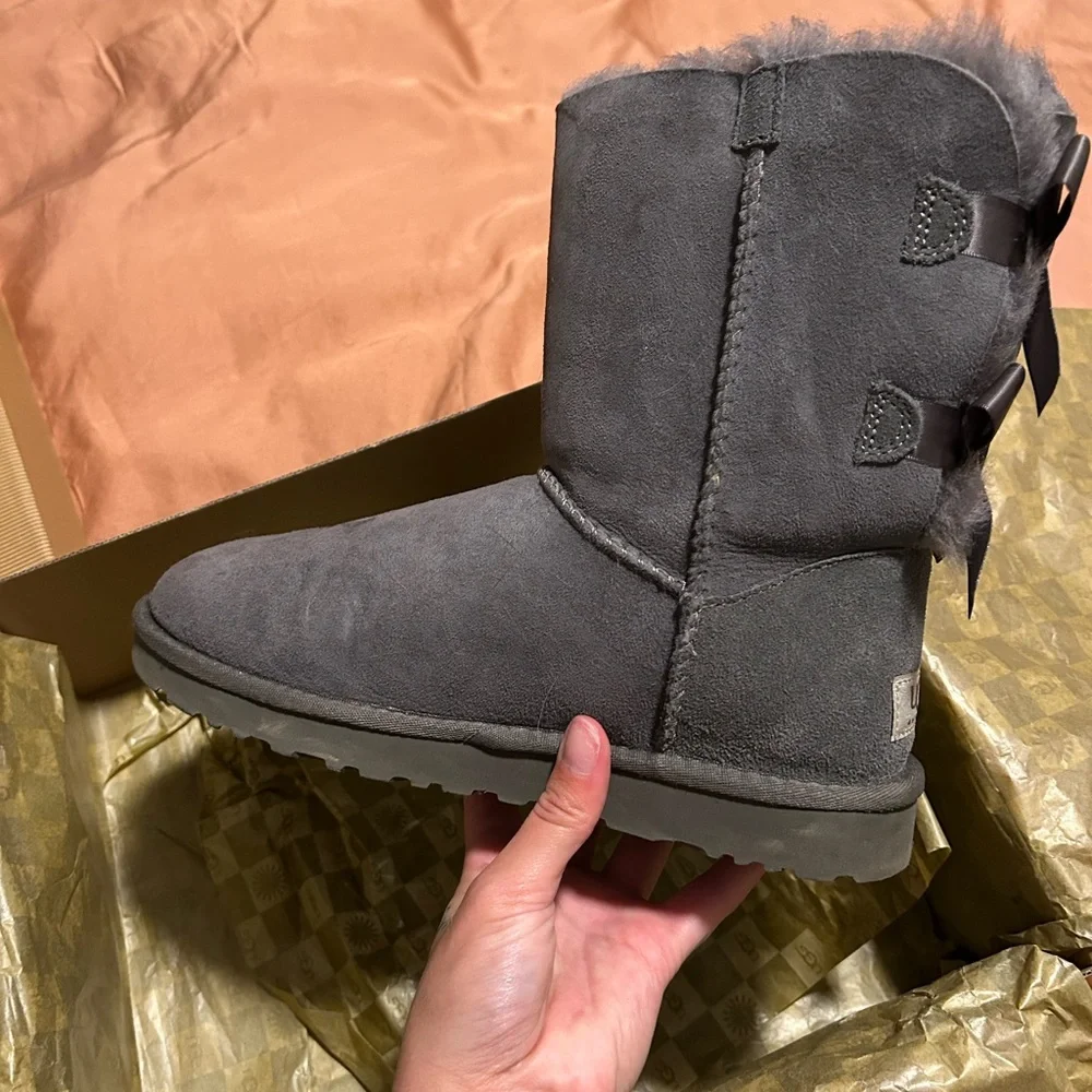 UGG Gray Ankle Boots - Picture 4 of 6